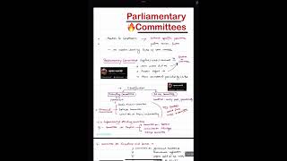 Parliamentary committees mind map 🔥🔥🔥✅🚨💀 please subscribe ✅ upsc uppscpre2024 [upl. by Nova]