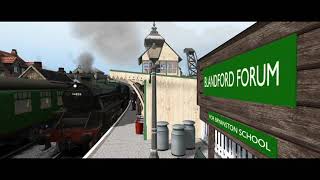 Blandford Forum Railway station [upl. by Janeva237]