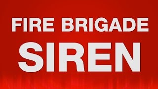 Fire Brigade Siren SOUND EFFECT  Feuerwehr Sirene SOUNDS [upl. by Nnylkcaj]