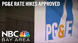 California Public Utilities Commission approves 13 PGampE rate hike [upl. by Inavoj19]