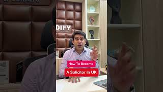 How to Become a Solicitor in UK Watch our Full Video to Know More 👇 [upl. by Gagne66]