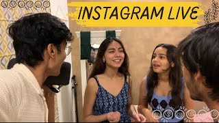 Instagram live with TanishkaBahl bharatchandak11 and ananyasharmamusic [upl. by Remus364]