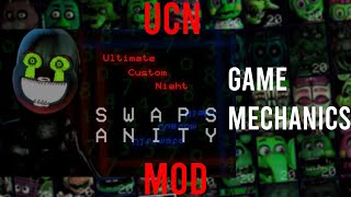 Ultimate Custom Night Swapsanity Character Mechanics  UCN mod from GameJolt [upl. by Loren59]