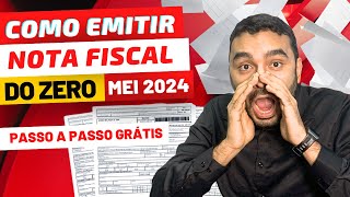 Como Emitir Nota Fiscal para MEI Passo a Passo Completo ATUALIZADO 2024 [upl. by Naitsabas]