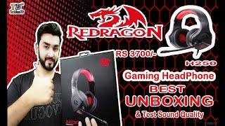 Best Unboxing REDRAGON THESEUS Gaming HeadSet H 250 [upl. by Schalles]