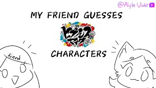 My friend guesses Hypmic characters  Hypnosis Mic [upl. by Leelah]