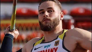 Johannes Vetter  First javelin thrower competition of 2021  ALL THROWS [upl. by Gallenz]