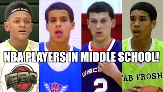 NBA PLAYERS IN MIDDLE SCHOOL Jayson Tatum Banchero and MORE [upl. by Aubreir222]