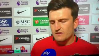 Harry Maguire speaks about kicking Michy Batshuayi [upl. by Gellman121]