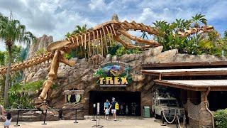 Eating at TRex Restaurant at Disney Springs  Best Themed Restaurant at Disney  Restaurant Review [upl. by Alphard479]