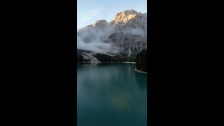 Pragser Wildsee ⛰🌊 Amazing scenery captured by laurinkonrad [upl. by Frydman186]