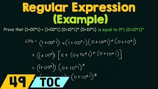 An Example Proof using Identities of Regular Expressions [upl. by Jody]