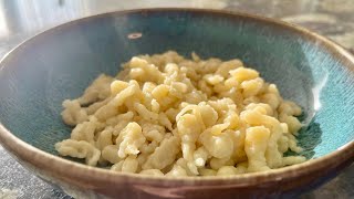 Spaetzle  Spätzle  German Spaetzle  2 Ingredients recipe [upl. by Emeline678]