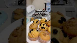 Vanilla Cupcakes with nuts topping cupcakes shorts recipe in box below [upl. by Schach375]