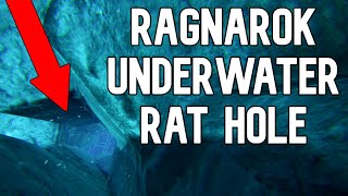 BEST Ragnarok Underwater Rat Holes amp Base Locations for PvP  ARK Survival Evolved [upl. by Acnalb]