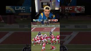 Chargers vs Chiefs reaction nfl chiefs chargers [upl. by Ateiram583]