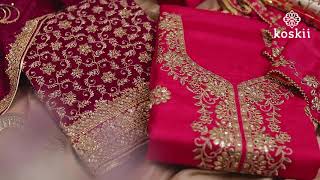 Koskiis mesmerizing range of Unstitched Salwar Suits [upl. by Craig]