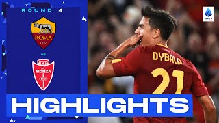 RomaMonza 30  Dybala show at the Olimpico Stadium Goals amp Highlights  Serie A 202223 [upl. by Gae]