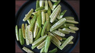 Tindora Crispy Fry  Ivy gourd  கோவக்காய் வறுவல் Fast and easy [upl. by Cerelia]