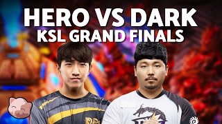 HERO vs DARK Grand Finals  KSL 30 Bo5 PvZ  StarCraft 2 [upl. by Ennovehc894]