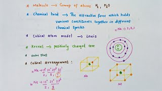 Kossel Lewis approach to chemical bondingChemical bonding and molecular structureclass 11 octet [upl. by Lordan]