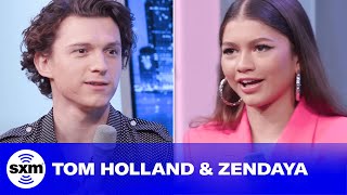 Tom Holland and Zendaya on the quotRidiculousquot Stereotypes About Their Height Difference  SiriusXM [upl. by Imtiaz]