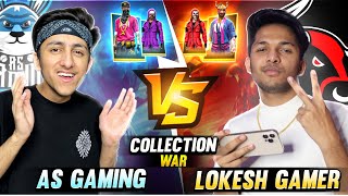 Lokesh Gamer Challenge Me For Collection War😂 Richest Collection In India 9999 Garena Free Fire [upl. by Dora]