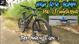 High Rise Pro LT Handlebar 40mm Trek Marlin 6 Gen 3 [upl. by Quinby]