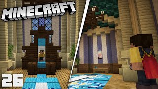 Building my Castle Throne Room  Minecraft 117 Survival 26 [upl. by Raine]