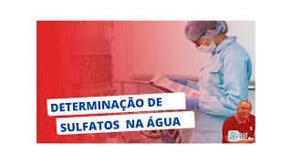 DETERMINACAO DE SULFATO NA ÁGUA [upl. by Eartnoed]