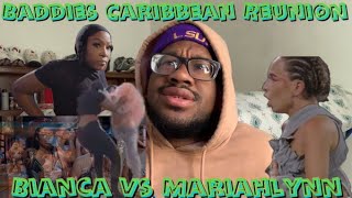 Reaction  Bianca Vs Mariah  Baddies Caribbean Reunion [upl. by Gertrude]