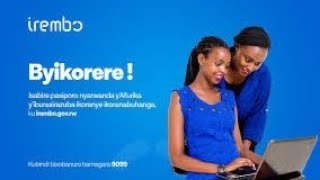 dore ukowakwikorera service zose zaleta ukoresheje irembo natelephone yawe wibereye iwawe byikorere [upl. by Marge]