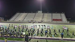 Harlingen High School Big Red Cardinal Band at the San Benito Marching Competition 1052024 [upl. by Bensen731]