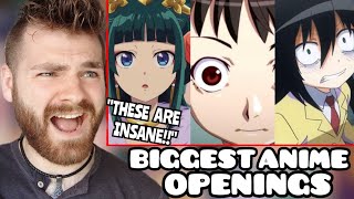 First Time Reacting to NEW amp OLD ANIME OPENINGS amp ENDINGS  ANIME REACTION [upl. by Reffinnej]