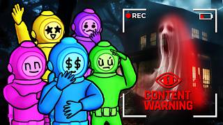 We go GHOST HUNTING in Content Warning [upl. by Halyahs800]