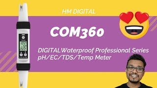 HM DIGITAL NEW COM 360 pHECTDSTemp meter [upl. by Bondie]