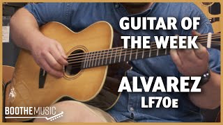 Alvarez LF70e Guitar Review and Sound Test  Guitar of the Week [upl. by Robbin193]