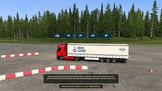 ETS2 152x Driving Academy Part IV a  Reversing with a trailer [upl. by Alita]