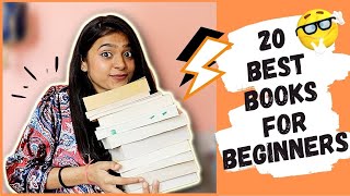 Beginners guide 101Top 20 Books for beginners 📚Book recommendations for all types of people✨ [upl. by Htebazil]