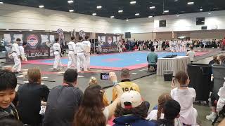 Kukkiwon Demonstration Team at the 2023 USA Taekwondo National Tournament [upl. by Anneg]