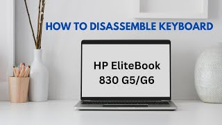 How To Replace HP EliteBook 830 840 G5 G6 keyboard in 20 seconds Techsupport777 [upl. by Intruok]