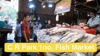 C R Park Fish Market  Chittaranjan Park 1 No Market South Delhi Fish Market [upl. by Eirtemed]