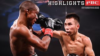 Tugstsogt Nyambayar vs Sakaria Lukas HIGHLIGHTS January 22 2022  PBC on SHOWTIME [upl. by Elleina]