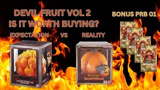 ONE PIECE DEVIL FRUIT VOLUME 2 REVIEW  PRB 01 BOOSTER PACKS [upl. by Costanza]