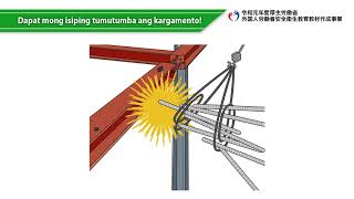 Pagpapatibay ng gawaing pagtatayo ng bar at rebar joint work  Craneslinginglifting work（フィリピノ語 [upl. by Aihsele]