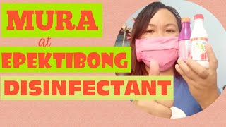 ZONROX EPEKTIBONG DISINFECTANT I ZONROX MULTI CLEAN [upl. by Eniamrej]