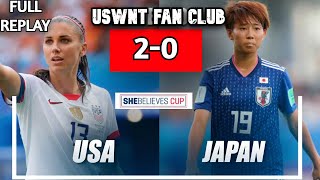 USA vs JAPAN FULL REPLAY SheBelives Cup 2023 [upl. by Enytsuj]