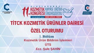 3 Kozmetik Ürün Bildirim İşlemleri  Ecz Şule ŞAHİN [upl. by Esetal]