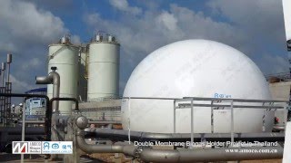 AMOCO Double Membrane Gas Holder Project in Thailand [upl. by Irrehs110]