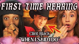 Never listened to Clint Black until today When I Said I Do REACTION [upl. by Ahsuatan134]